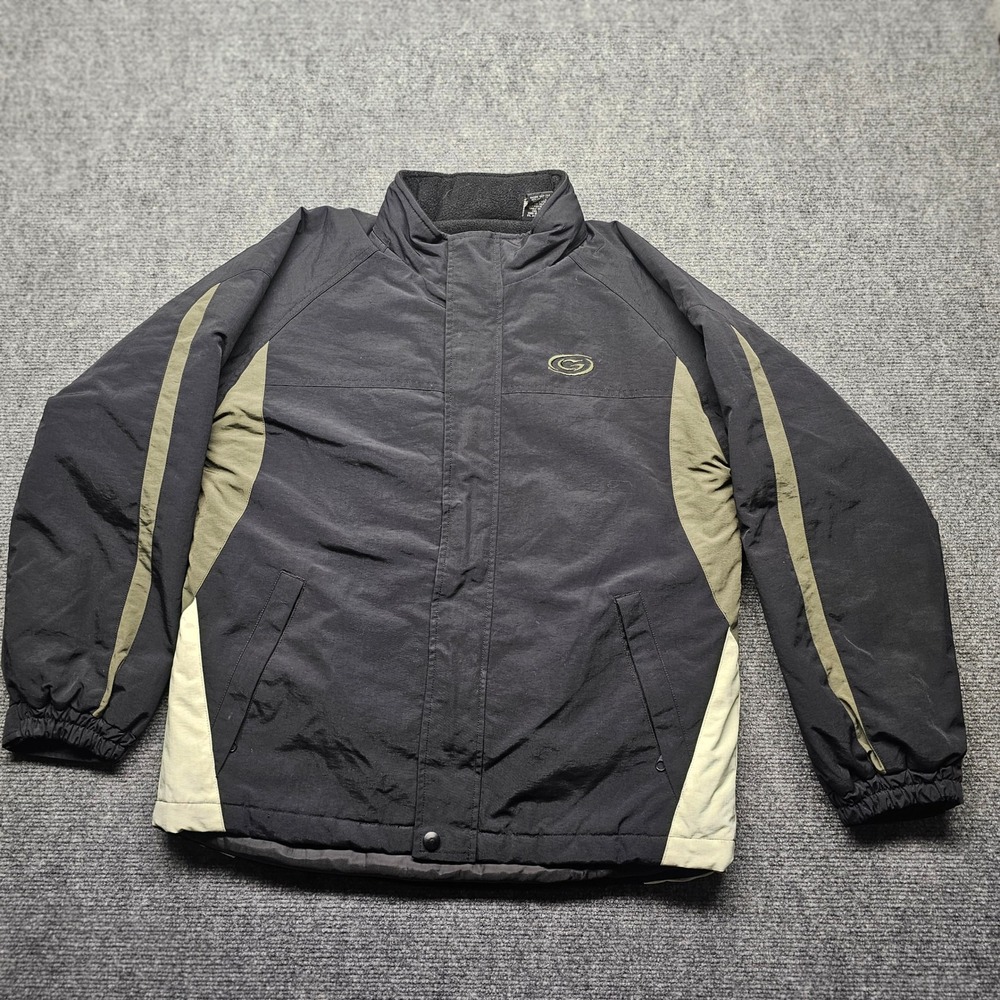 Gotcha Boys Black Colorblock Fleece Lined Puffer Jacket Size 14 GCB458385